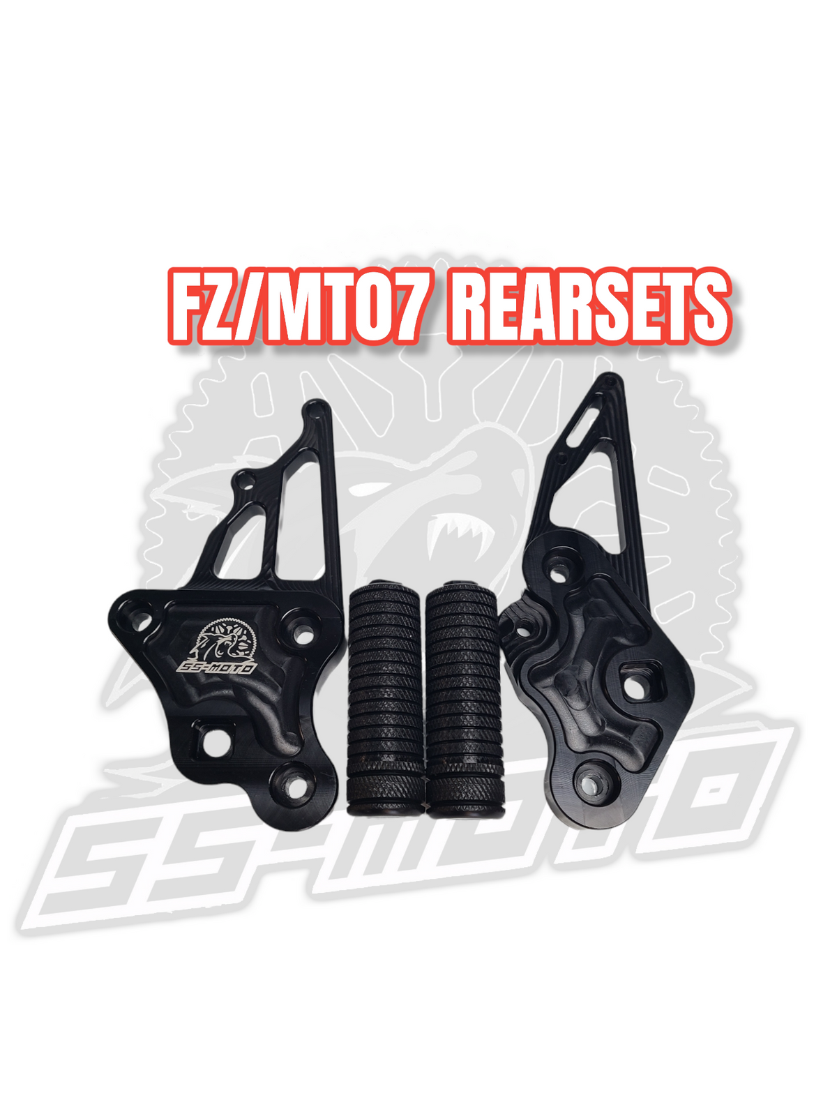 Rearsets with Solid Pegs - SS-MOTO