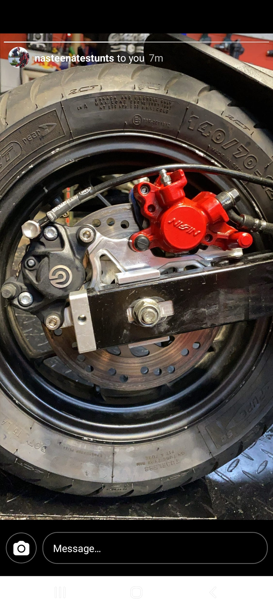 GROM Dual Caliper Brake Bracket - SS-MOTO 